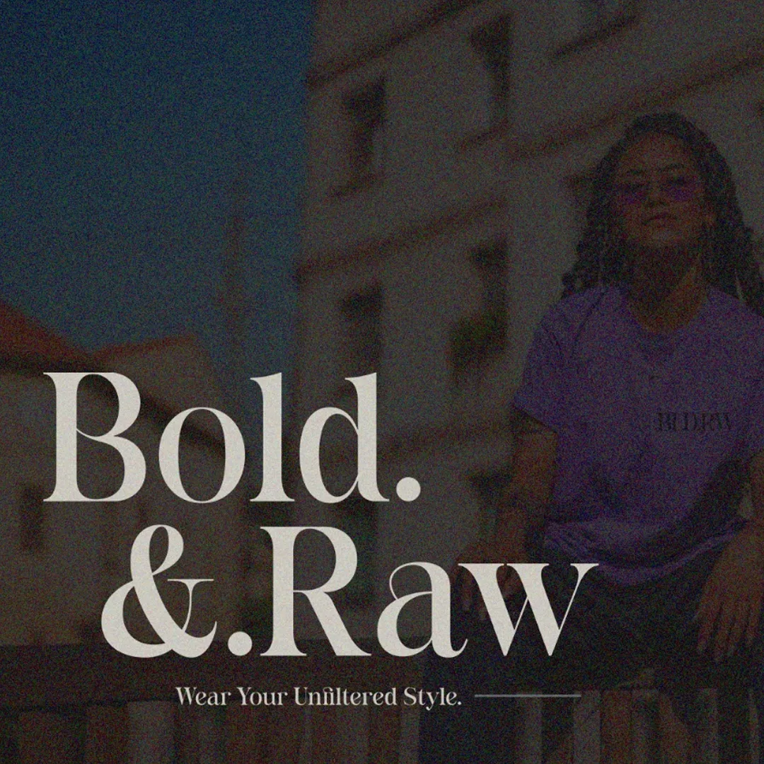 Bold Raw — identidade visual, peça 1