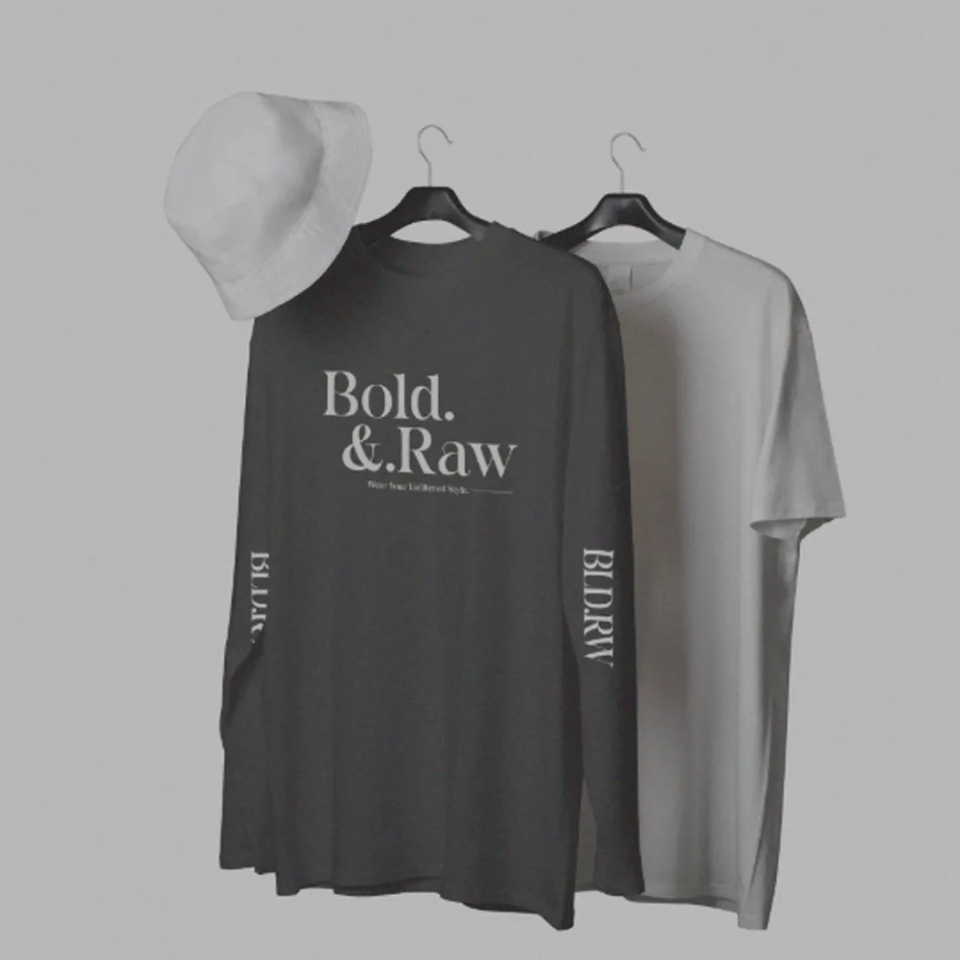 Bold Raw — identidade visual, peça 2